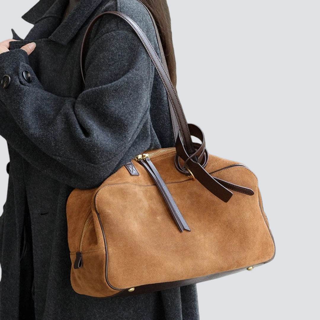 Suede Leather Womens Shoulder  - Women Handheld Bags reseña y precio