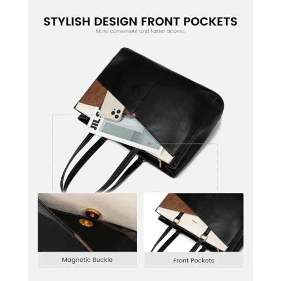 Vintage Leather Work Tote - La - Women Bags Work reseña y precio