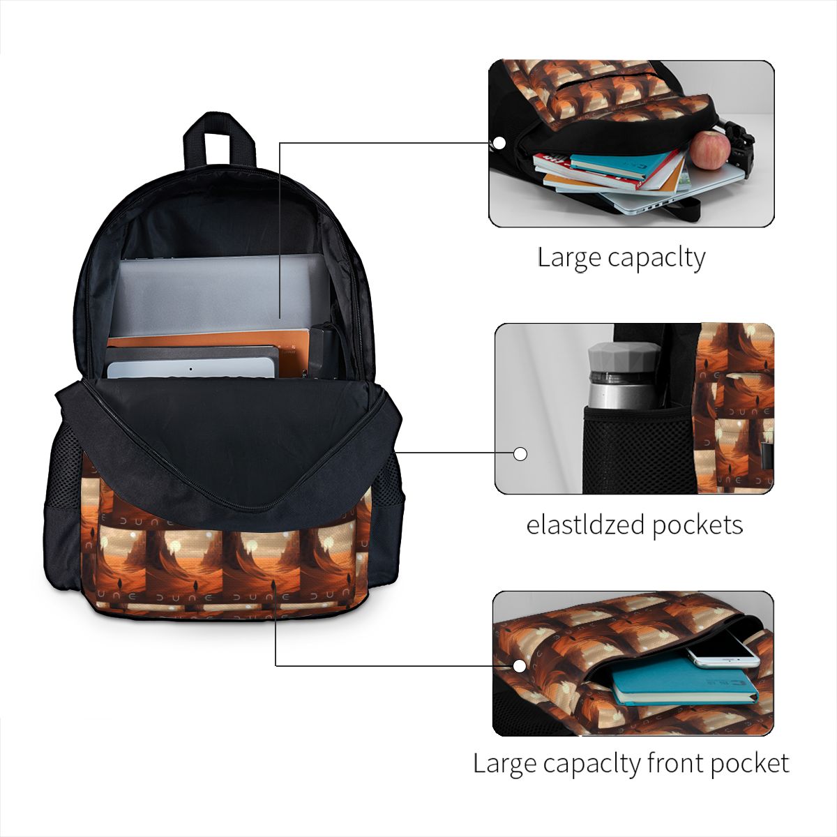 Dune 2020 Fan Art Backpack Boy - Women Bags Dune reseña y precio