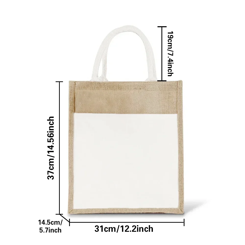 Portable Shopping Bag Environm - Women Bags Jute reseña y precio