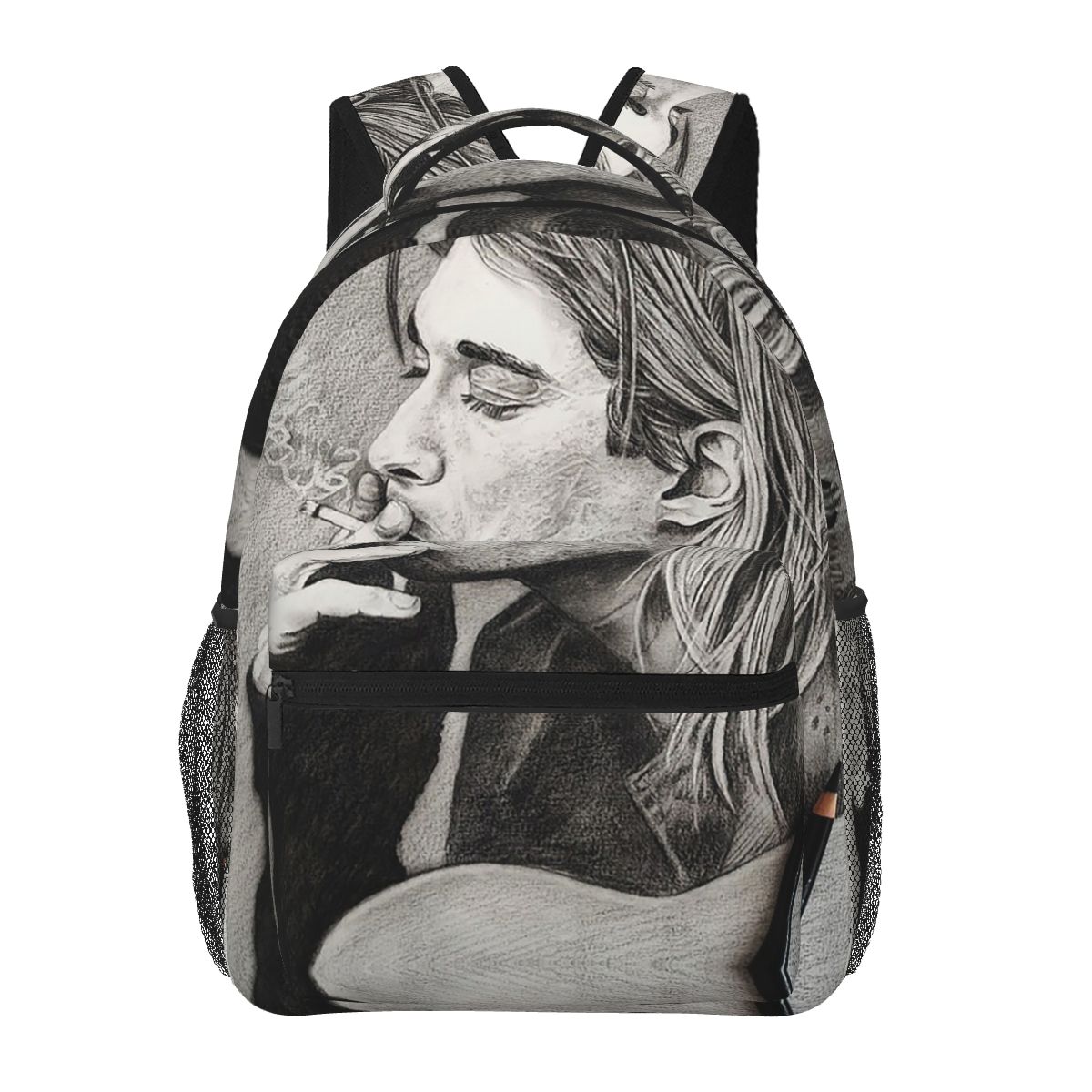 Kurt Cobain Backpack Hot Sale  - Women Bags Kurt reseña y precio