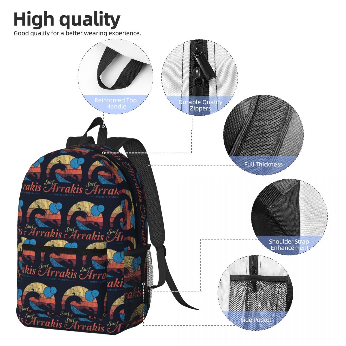 Visit Arrakis Distressed Surf  - Women Bags Dune reseña y precio