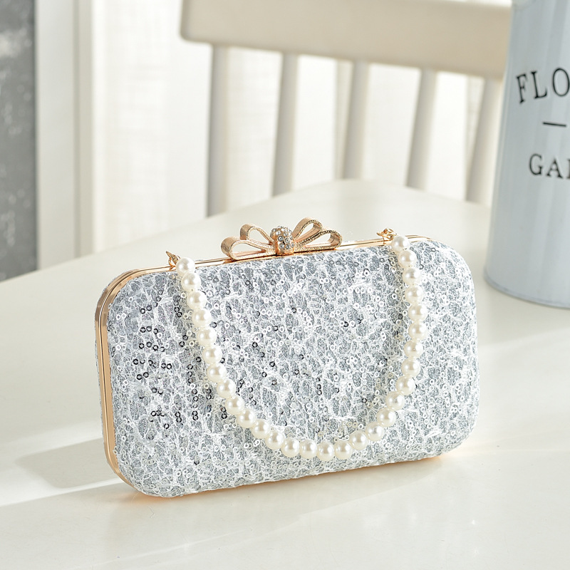 New simple and fashionable bow - Women Handheld Bags reseña y precio