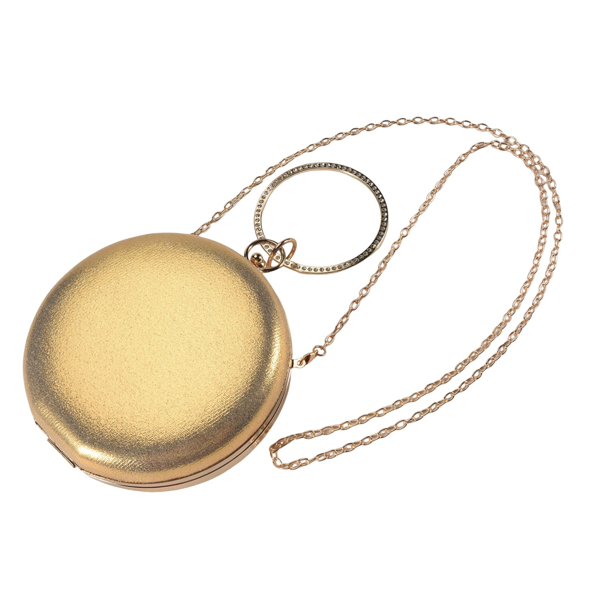 ABQR Round Shaped Women Evenin - Women Bags Gold reseña y precio