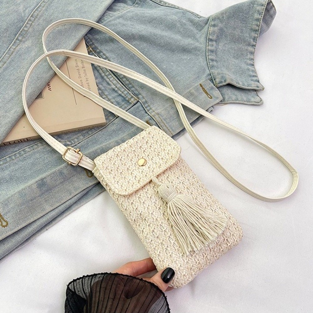 Portable Weaving Straw Woven H - Women Bags Handmade reseña y precio
