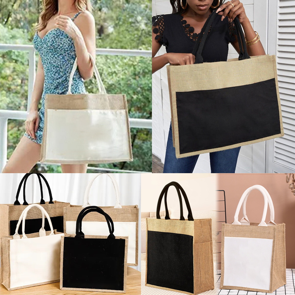 Vintage Grocery Bags Reusable  - Women Bags Jute reseña y precio