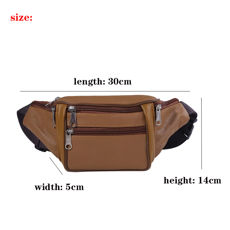 Fashion Men Genuine Leather Wa - Saddle Bag Leather reseña y precio