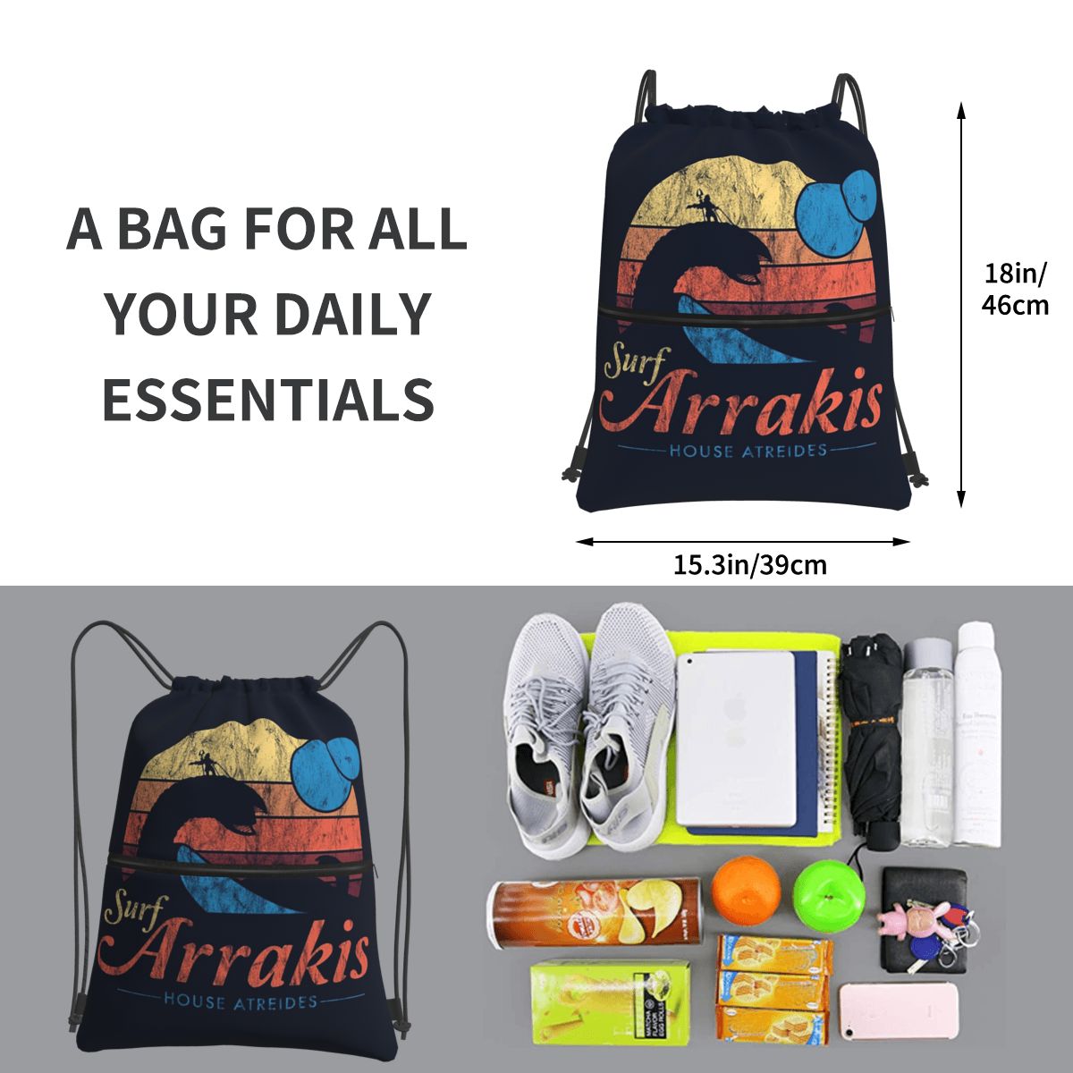 Visit Arrakis Distressed Surf  - Women Bags Dune reseña y precio