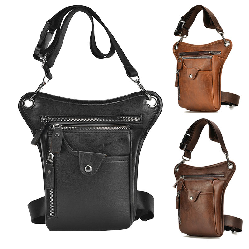 Vintage Men Waist Fanny Pack D - Saddle Bag Leather reseña y precio