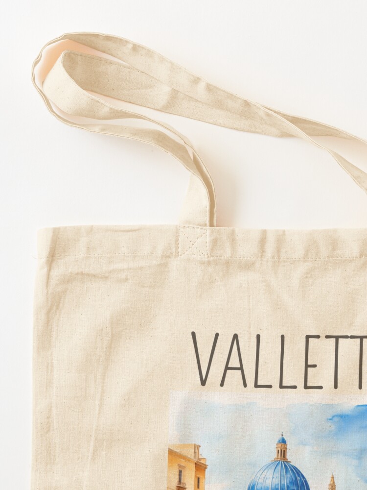 Watercolor Design of Valletta  - Women Bags Malta reseña y precio