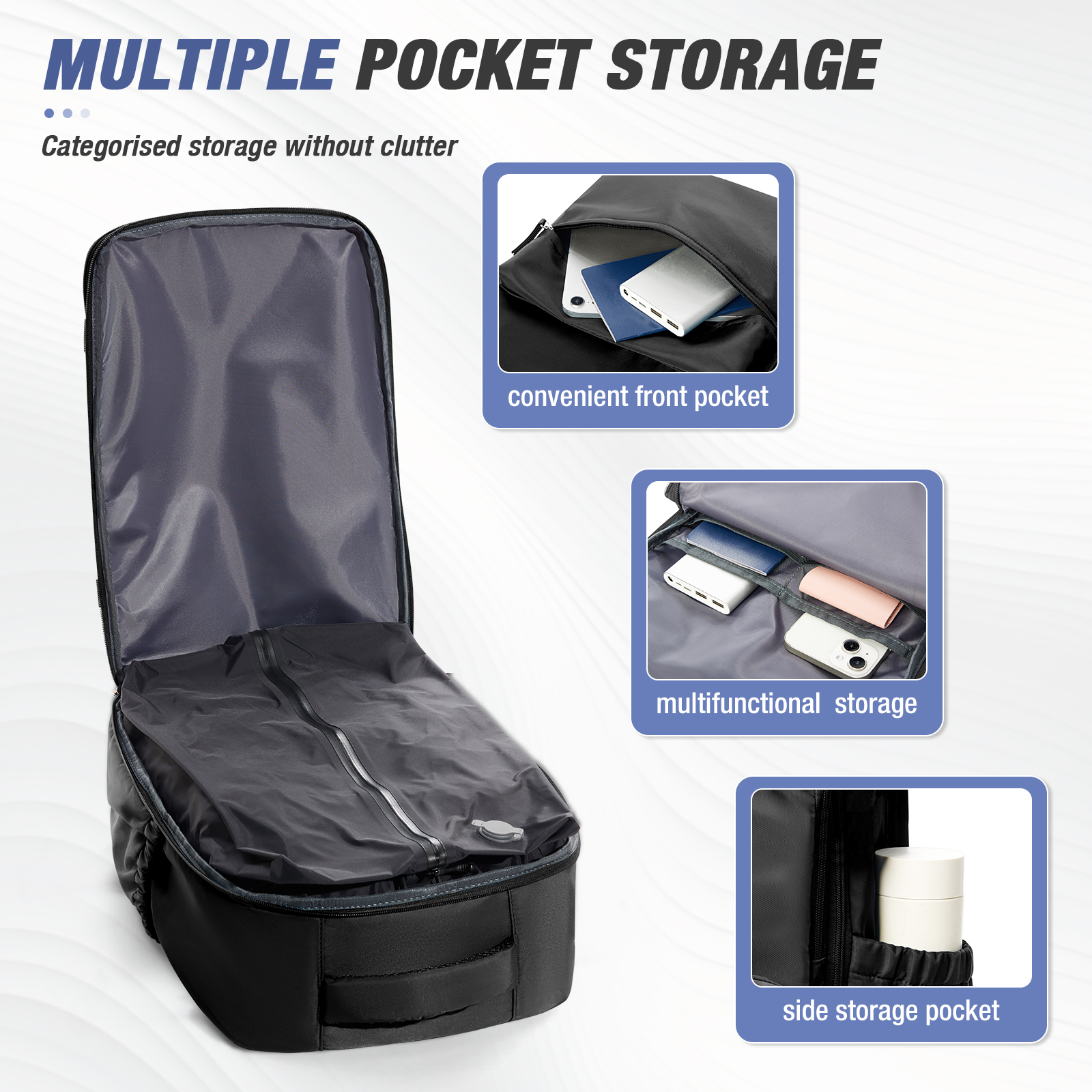 Vacuum Backpack, Travel Backpa - Women Bags Work reseña y precio