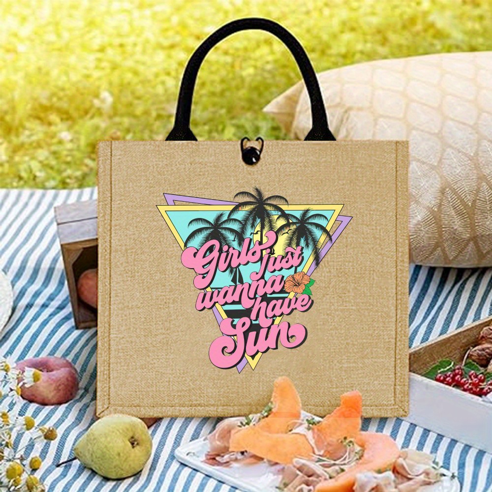 Handmade Large Capacity Fiber  - Women Bags Jute reseña y precio