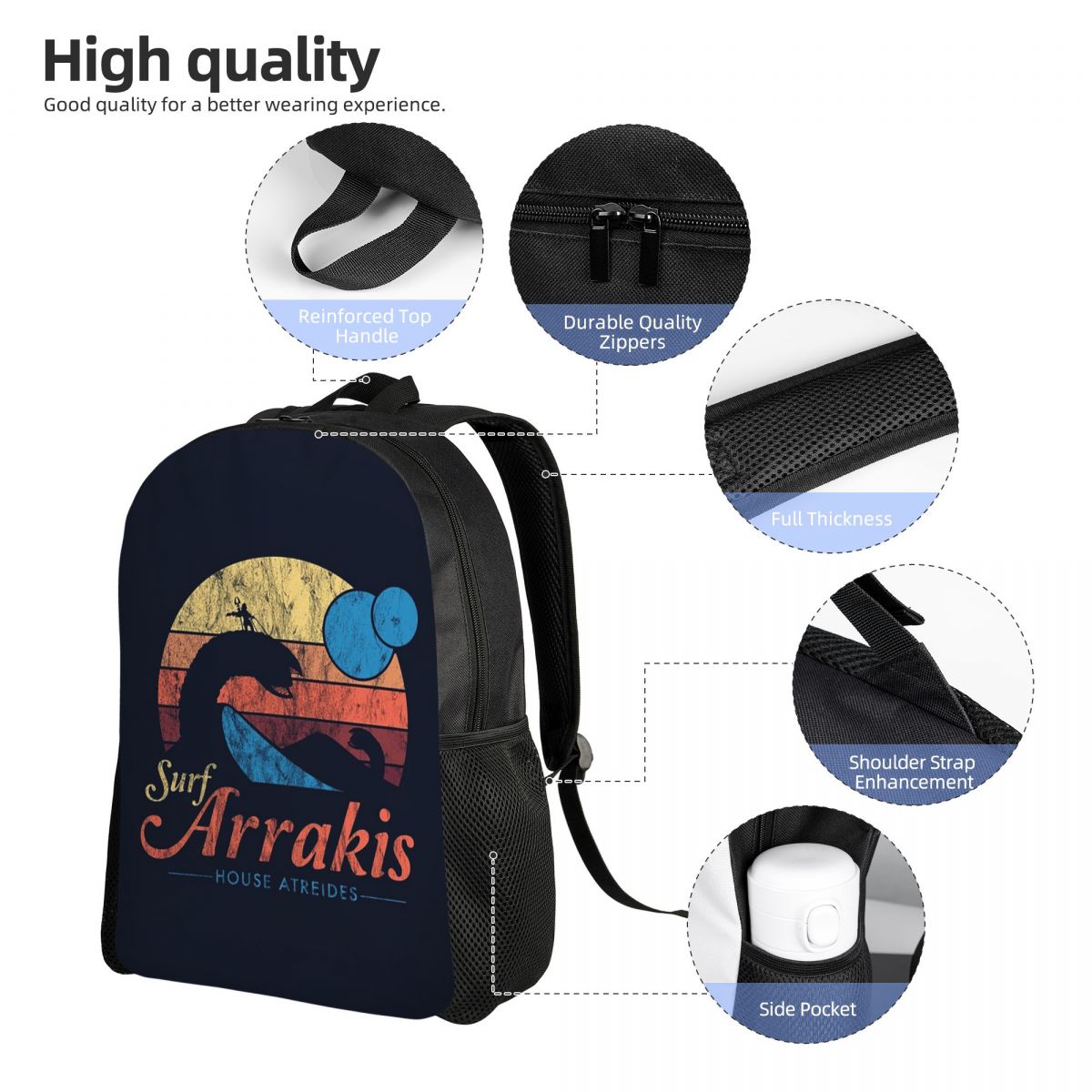 Visit Arrakis Distressed Surf  - Women Bags Dune reseña y precio