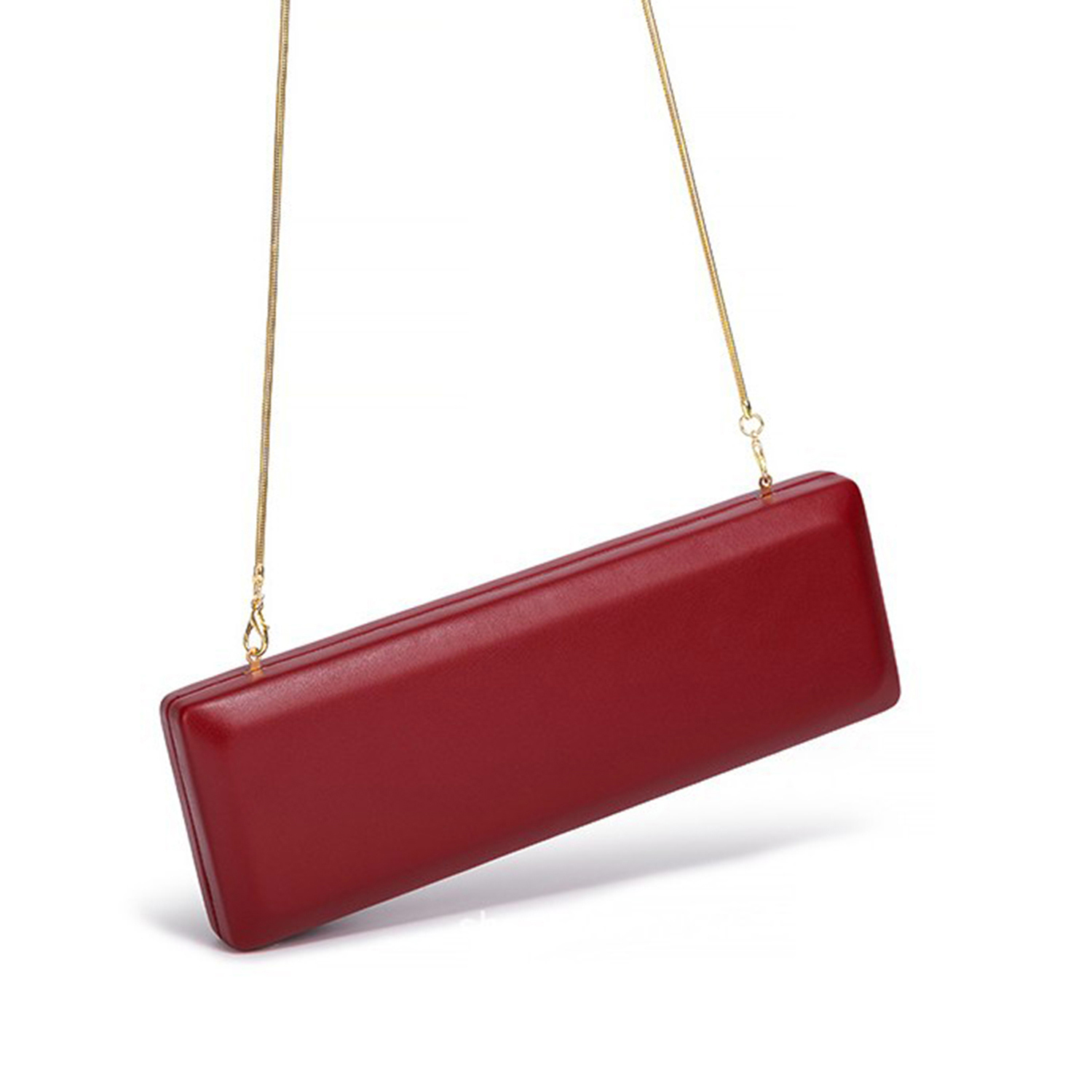 Elegant Red Evening Bag Minima - Women Bags Gold reseña y precio