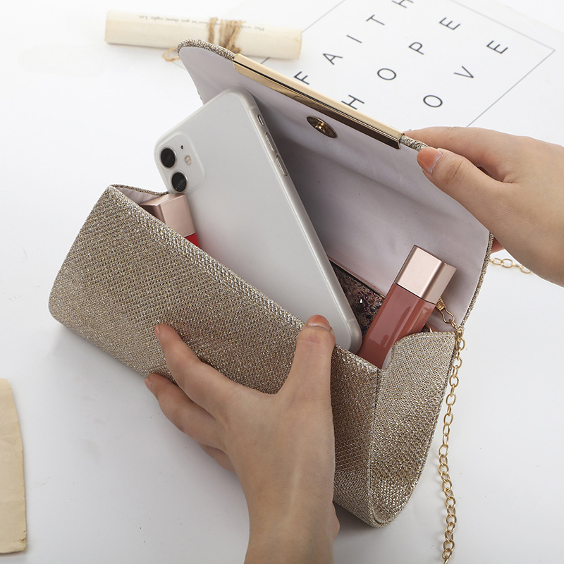 Women Evening Clutch Bag Femal - Women Bags Gold reseña y precio