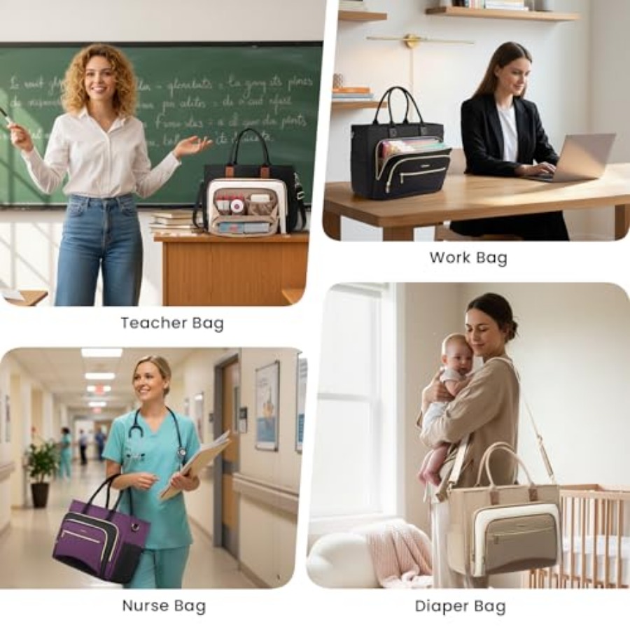 Teacher Tote Bag for Women, La - Women Bags Work reseña y precio