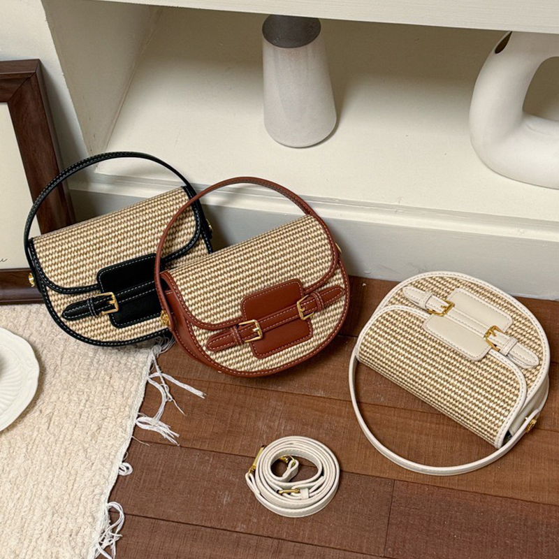 England Style Mini Straw Saddl - Saddle Bag Leather reseña y precio
