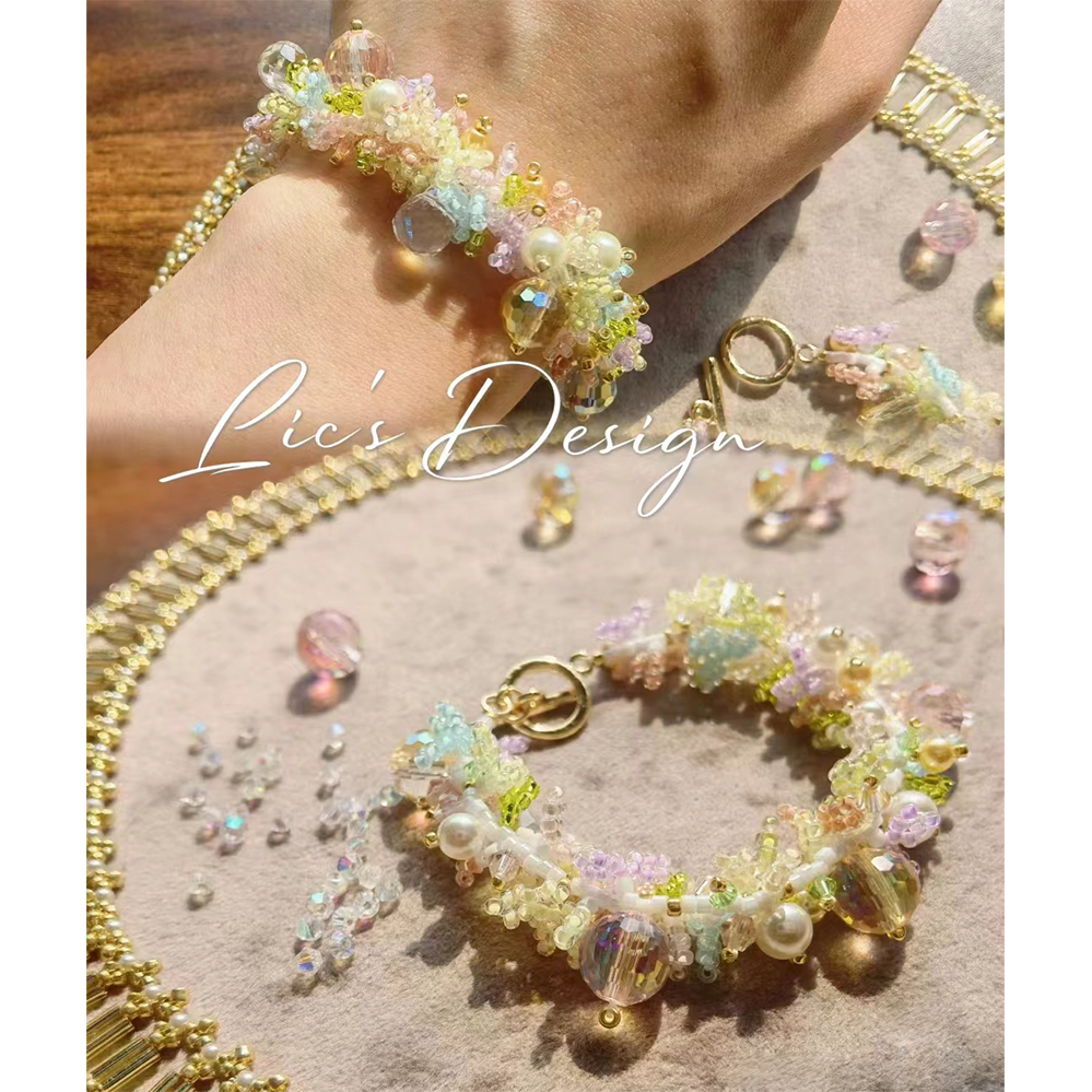 Summer Floral Rice Beads DIY B - Women Bags Handmade reseña y precio