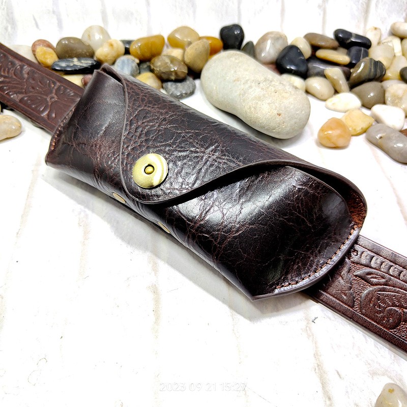 Blongk Glasses Case Waist Bag  - Saddle Bag Leather reseña y precio