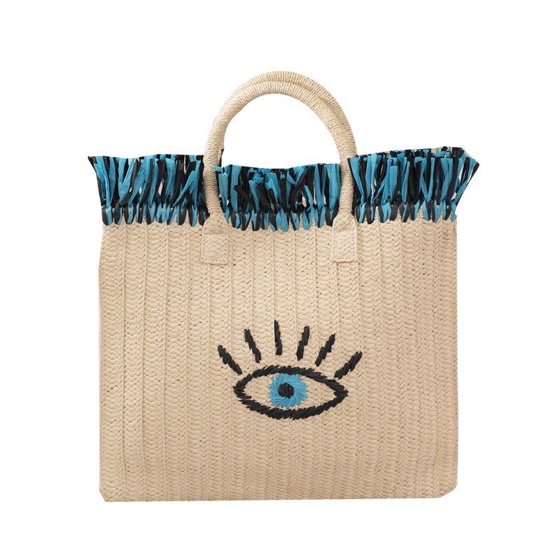 Natural Jute Straw Tote Bag Fr - Women Bags Jute reseña y precio