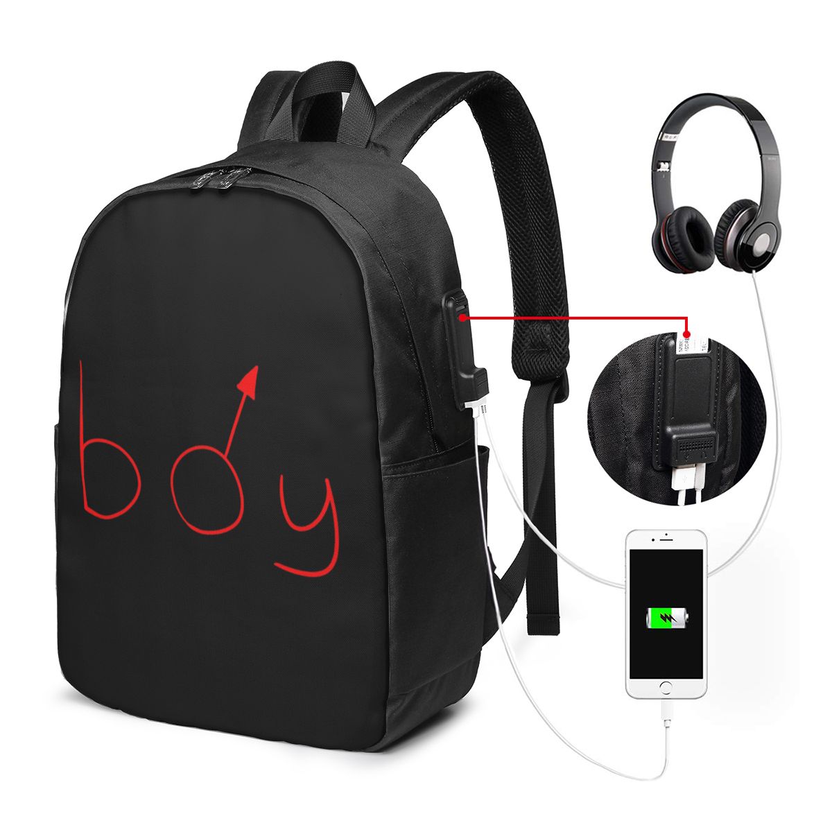 Boymoder Hat And Shirt Backpac - Women Bags For Travel reseña y precio