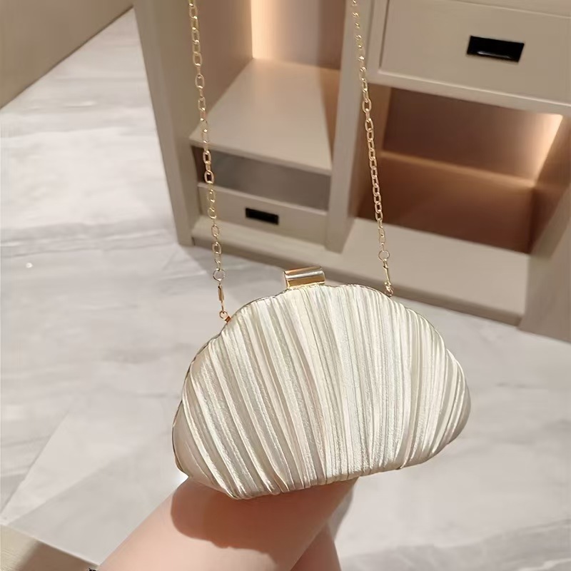 Gold Bright Silk Evening Bags  - Women Bags Gold reseña y precio