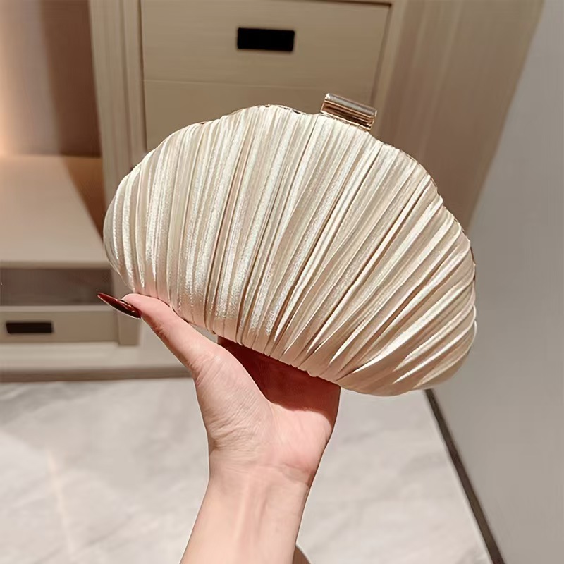 Gold Bright Silk Evening Bags  - Women Bags Gold reseña y precio