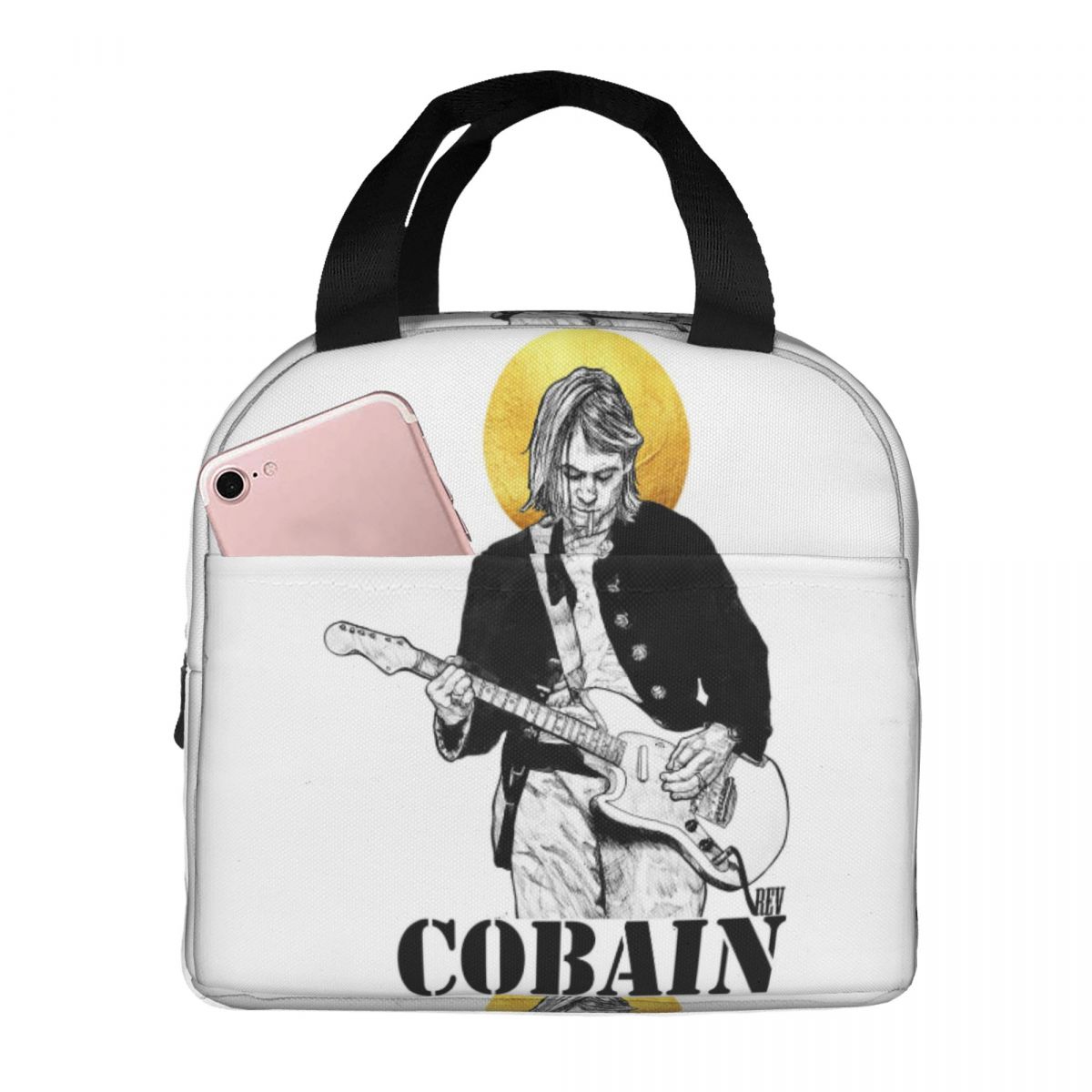 Kurt Cobain Insulated Lunch Ba - Women Bags Kurt reseña y precio