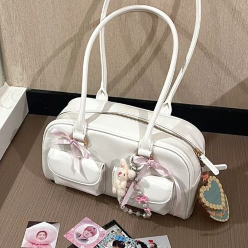 JIAERDI Retro White Bowling Ba - Women Bags Kurt reseña y precio