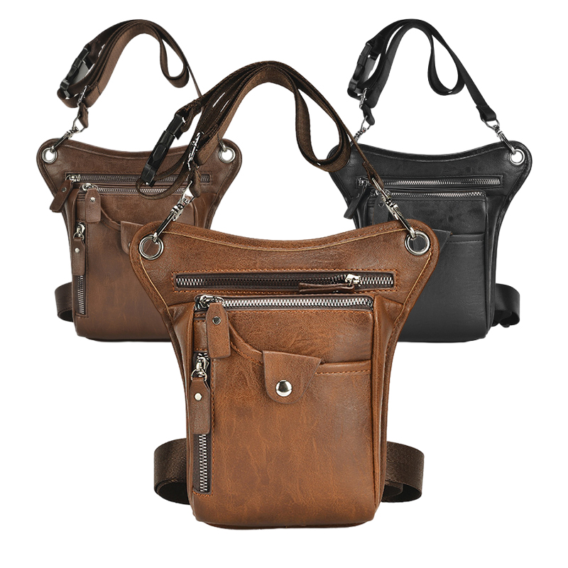 Vintage Pu Leather Waist Pack  - Saddle Bag Leather reseña y precio