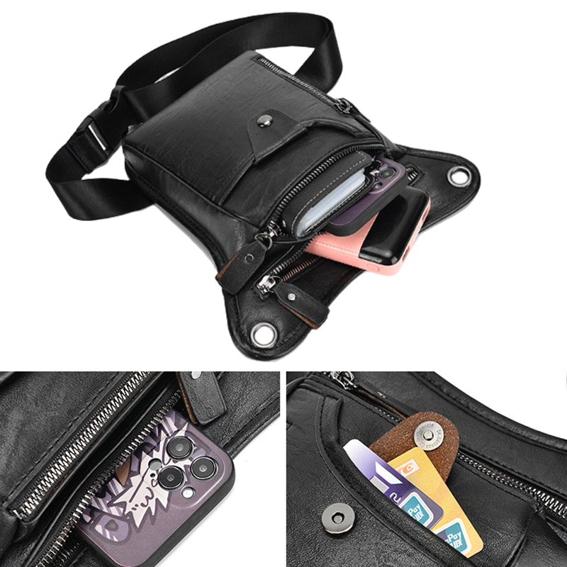 Vintage Pu Leather Waist Pack  - Saddle Bag Leather reseña y precio