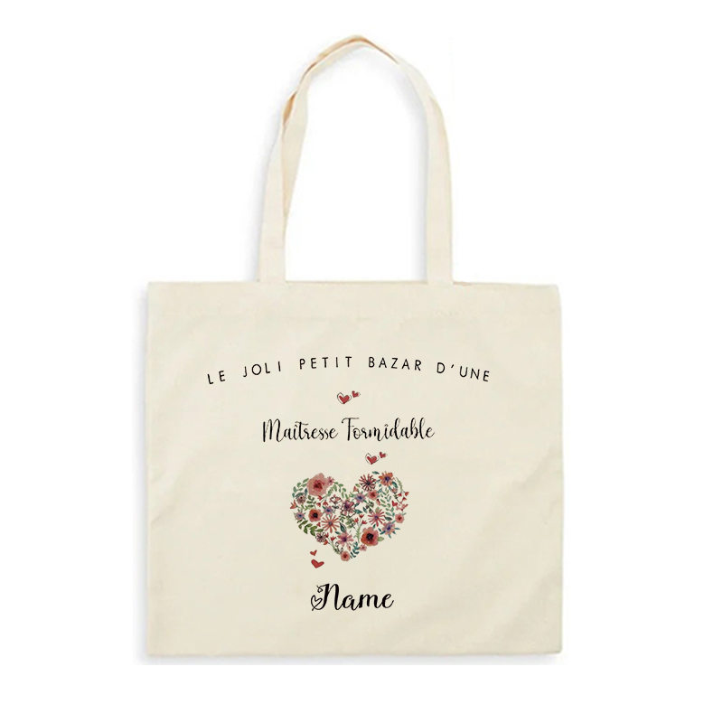 Personalized Name ATSEM Super  - Women Bags Jute reseña y precio