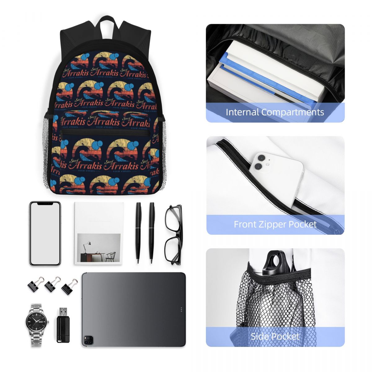 Visit Arrakis Distressed Surf  - Women Bags Dune reseña y precio
