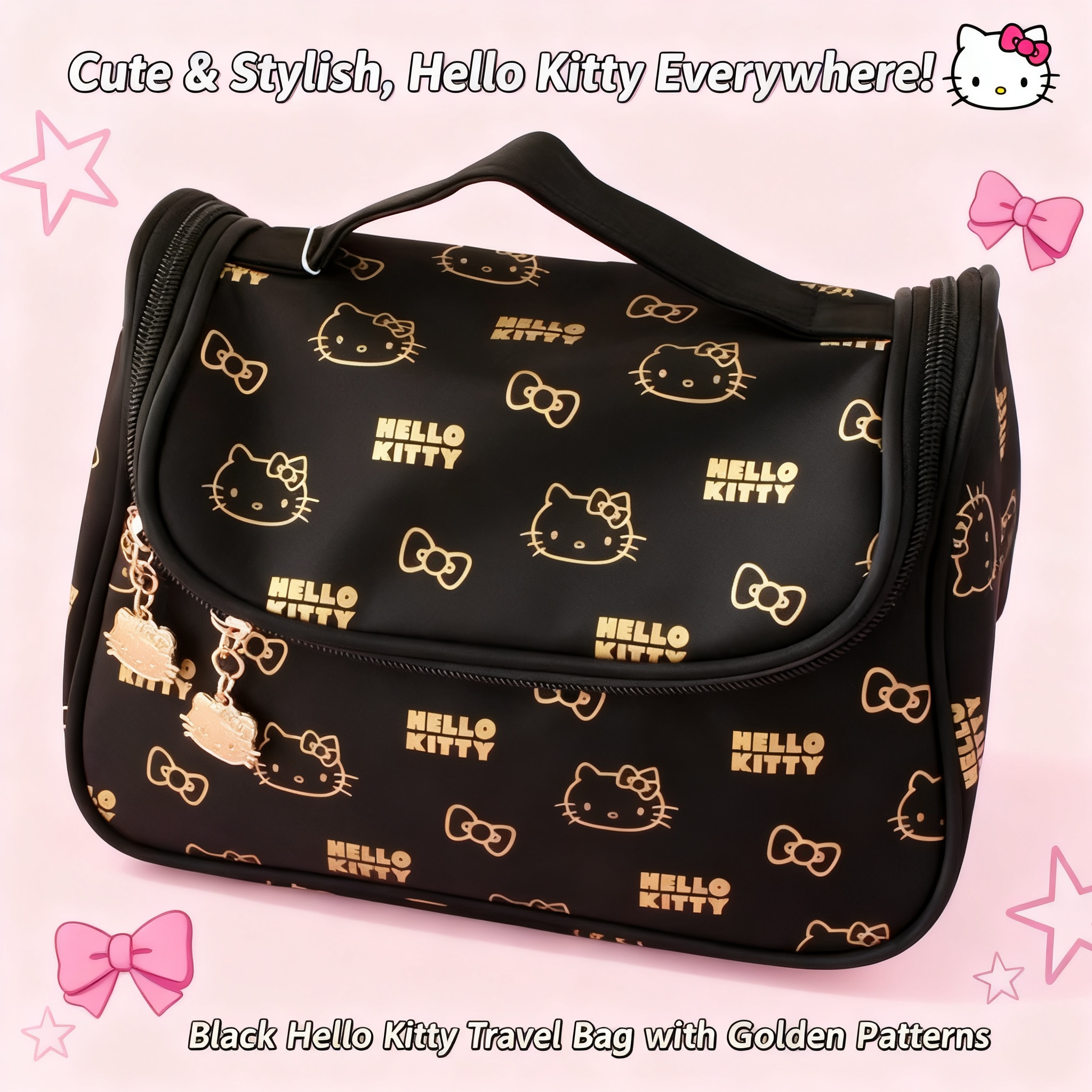Hello Kitty Cartoon Cute Cat M - Women Handheld Bags reseña y precio