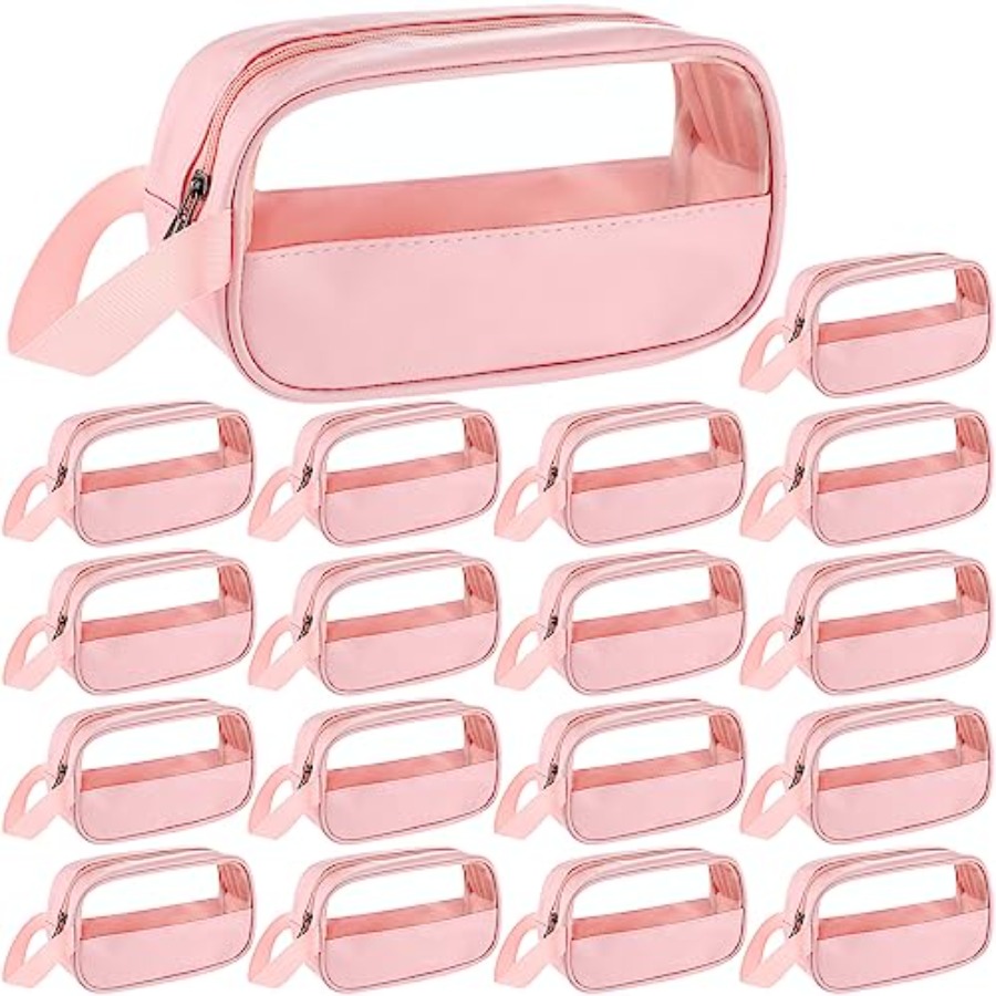 18 Pcs Clear Cosmetic Bags Bul - Women Bags For Travel reseña y precio