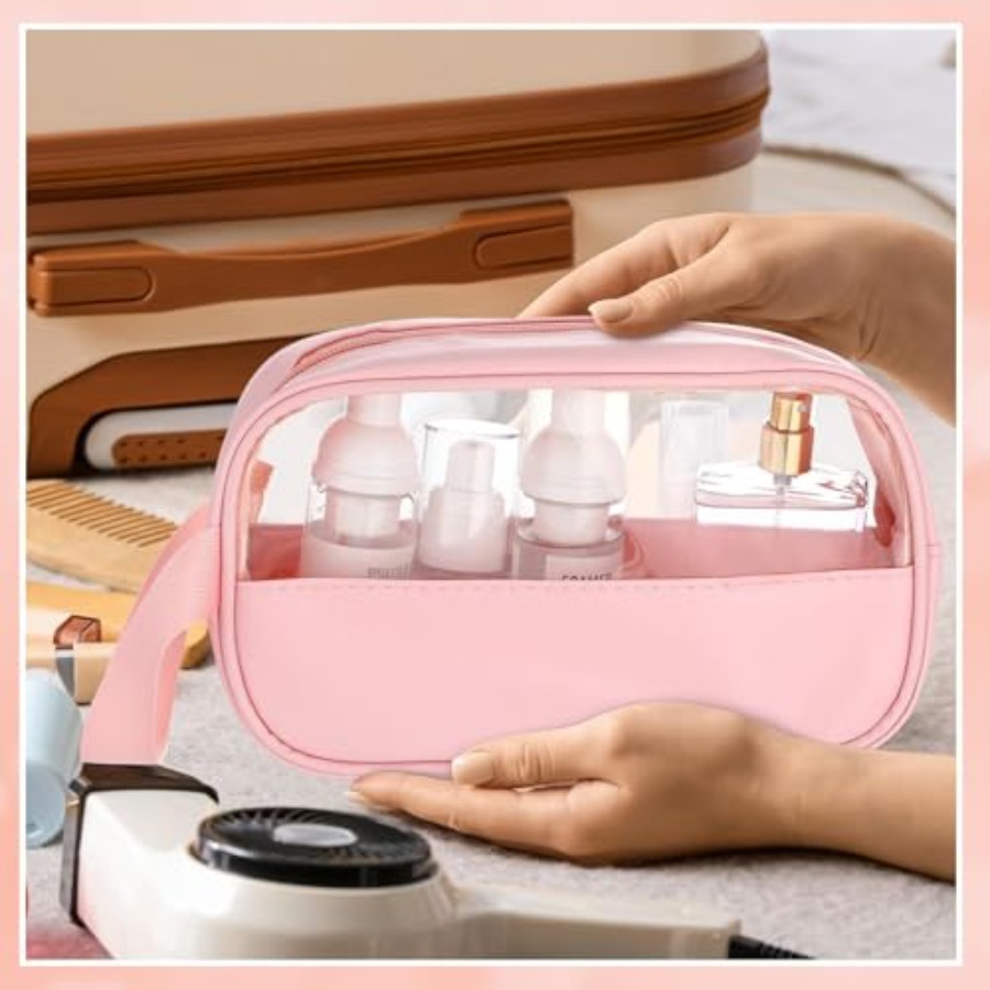 18 Pcs Clear Cosmetic Bags Bul - Women Bags For Travel reseña y precio