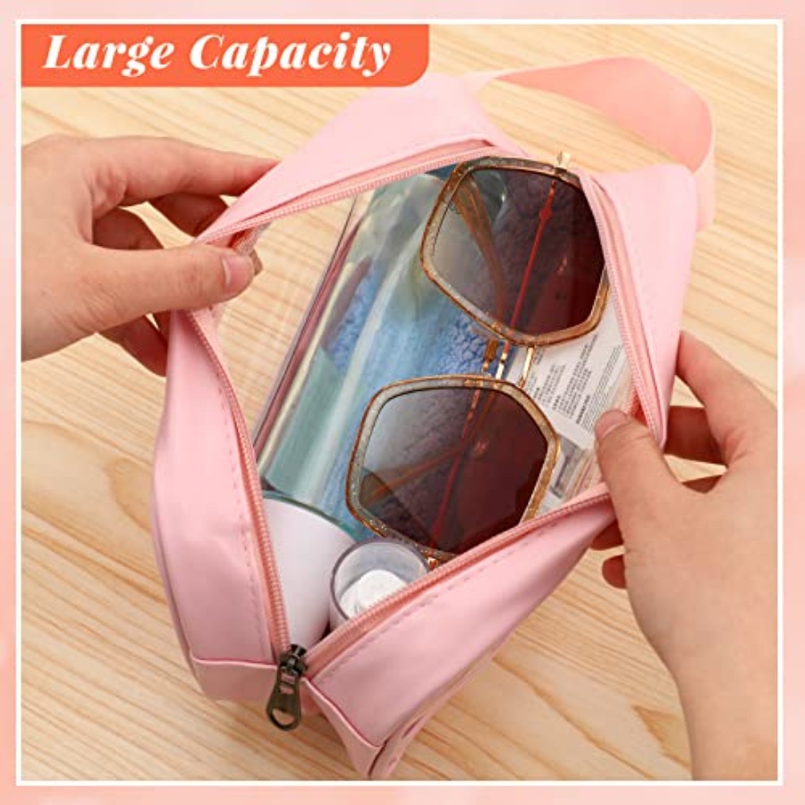 18 Pcs Clear Cosmetic Bags Bul - Women Bags For Travel reseña y precio