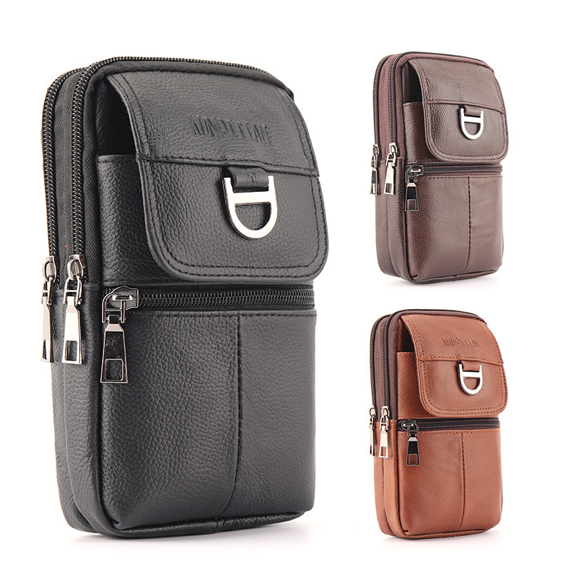 Men's leather waist bag - Larg - Saddle Bag Leather reseña y precio