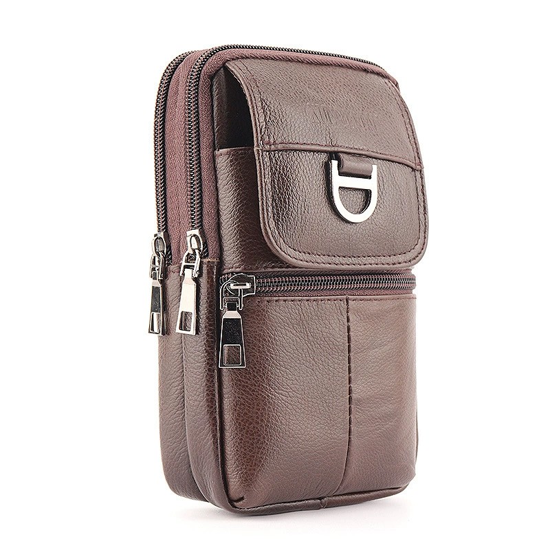 Men's leather waist bag - Larg - Saddle Bag Leather reseña y precio