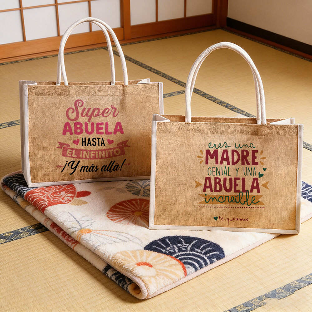 You Are A Great Mother and An  - Women Bags Jute reseña y precio