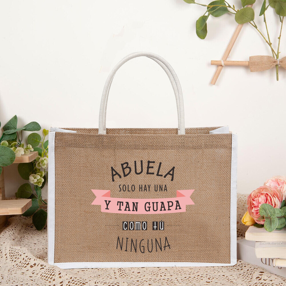 You Are A Great Mother and An  - Women Bags Jute reseña y precio