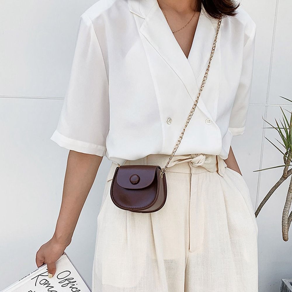 PU Leather Small Bag Coin Purs - Saddle Bag Leather reseña y precio