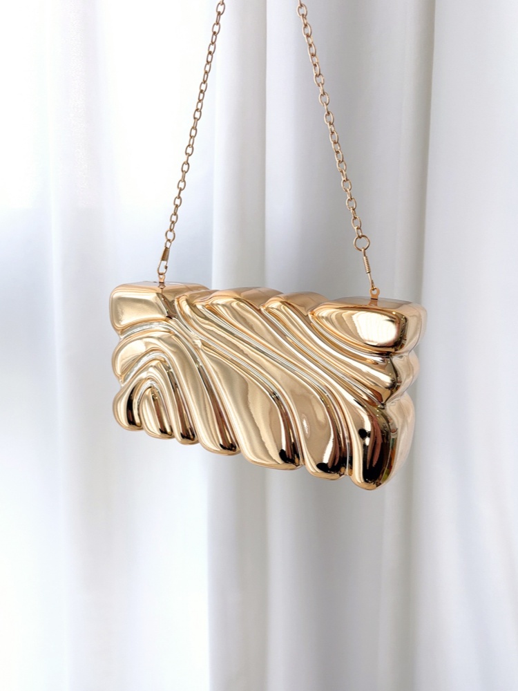 Acrylic Wing Striped Electropl - Women Handheld Bags reseña y precio