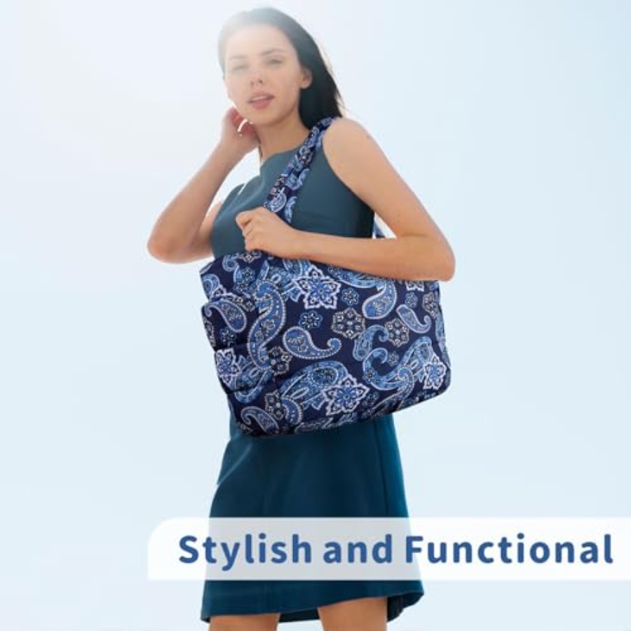 TOPDesign Puffer Tote Bag for  - Women Bags Work reseña y precio
