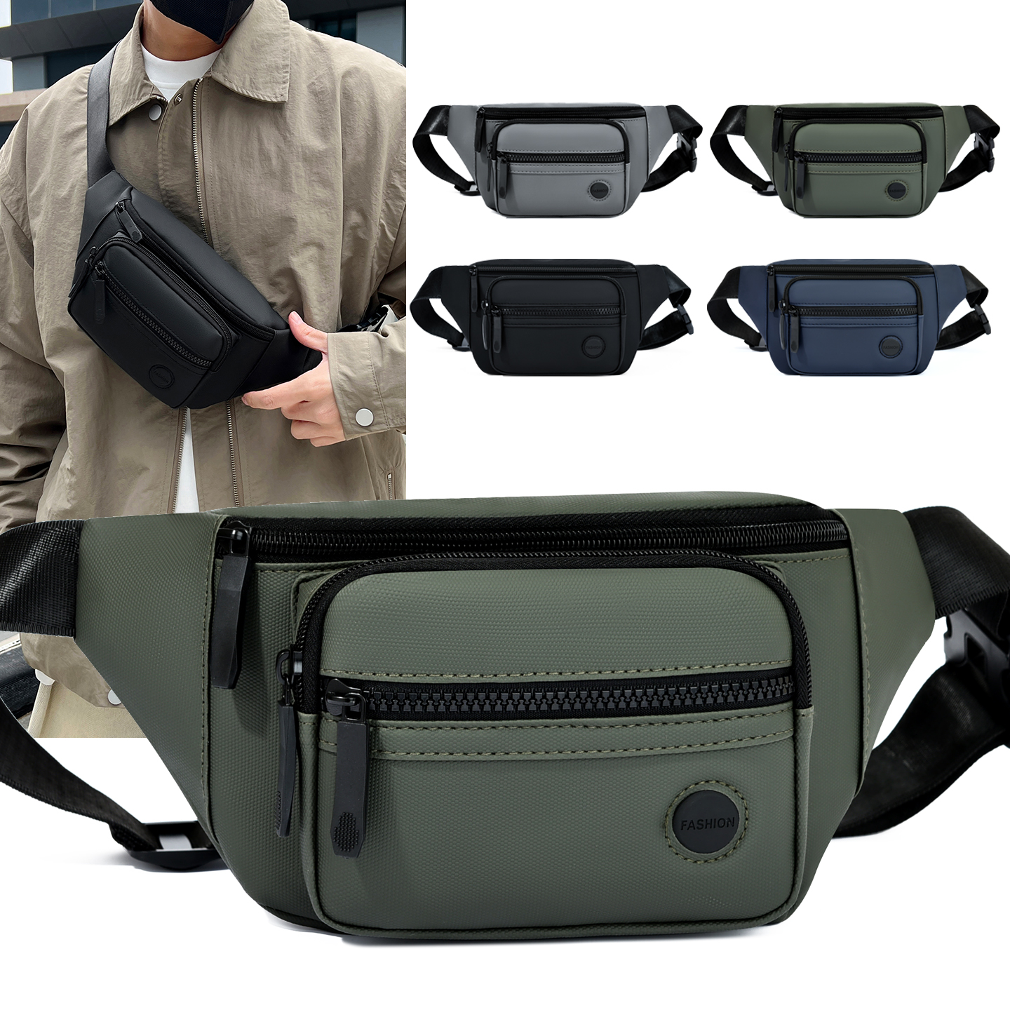 Unisex Waterproof Waist Bag Pa - Women Bags Work reseña y precio