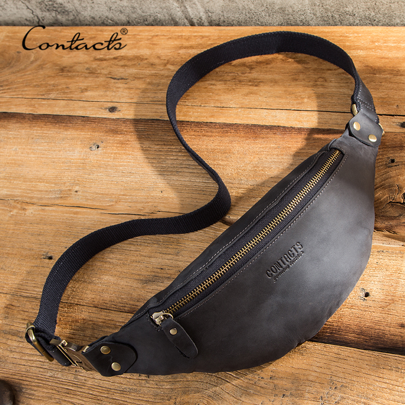 CONTACT'S 100% Crazy Horse Lea - Saddle Bag Leather reseña y precio